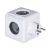 Allocacoc PowerCube Original - Przedłużacz 5 gniazd, widok pod kątem