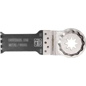 Lamela de ferăstrău oscilant Fein SLP E-Cut UBIM - 60x28mm, Universal BIM pentru metal și lemn - FEIN