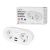 Priza inteligenta LogiLink SH0102, Wi-Fi, 2 prize, 2x USB-A 5 V/2.4 A (max. 12 W), protectie supracurent/supratensiune, IP20 compatibil Tuya, Alb 99516434