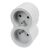 Legrand 049431 2-Socket Distributor - White/Grey 99516450