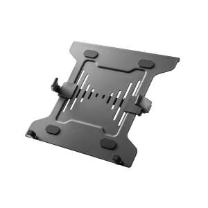 Equip 650155 Laptop tartó 10"-15.6" monitor karhoz, fekete fém, ferde nézet - Equip