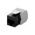 Goobay 90692 RJ45 CAT6a Keystone модул - черен 99519030
