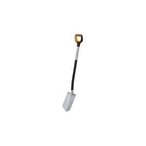 Fiskars Xact Spitzhacke Größe L, silber mit schwarzem und orangefarbenem Griff - Garten