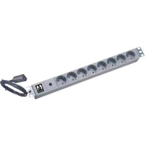 Online USV KG10A8SCH-RACK 8 aljzatos elosztó UPS-hez - Szürke