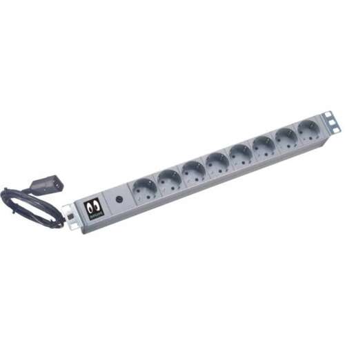 Online USV KG10A8SCH-RACK 8 aljzatos elosztó rack szereléshez, szürke