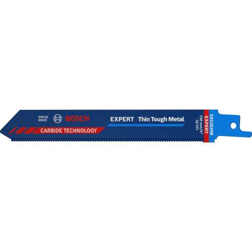 Lamele de ferăstrău cu pendul Bosch EXPERT Thin Tough Metal S 922 EHM, 150mm, 10 TPI