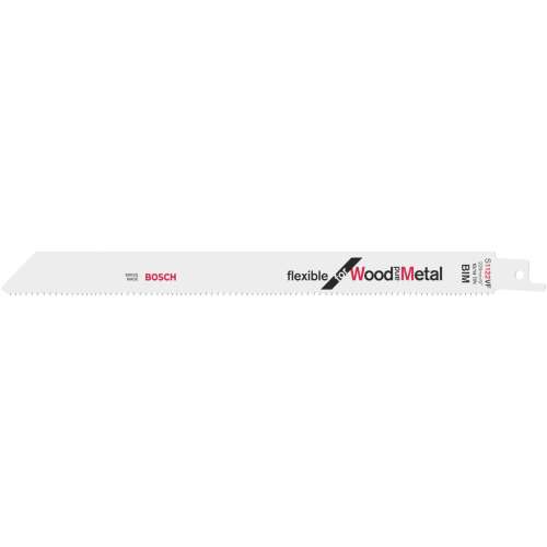 Bosch S 1122 VF Flexible for Wood and Metal fűrészlap, 225mm, bimetál, egyenes vágásokhoz fában és fémbe - Bosch