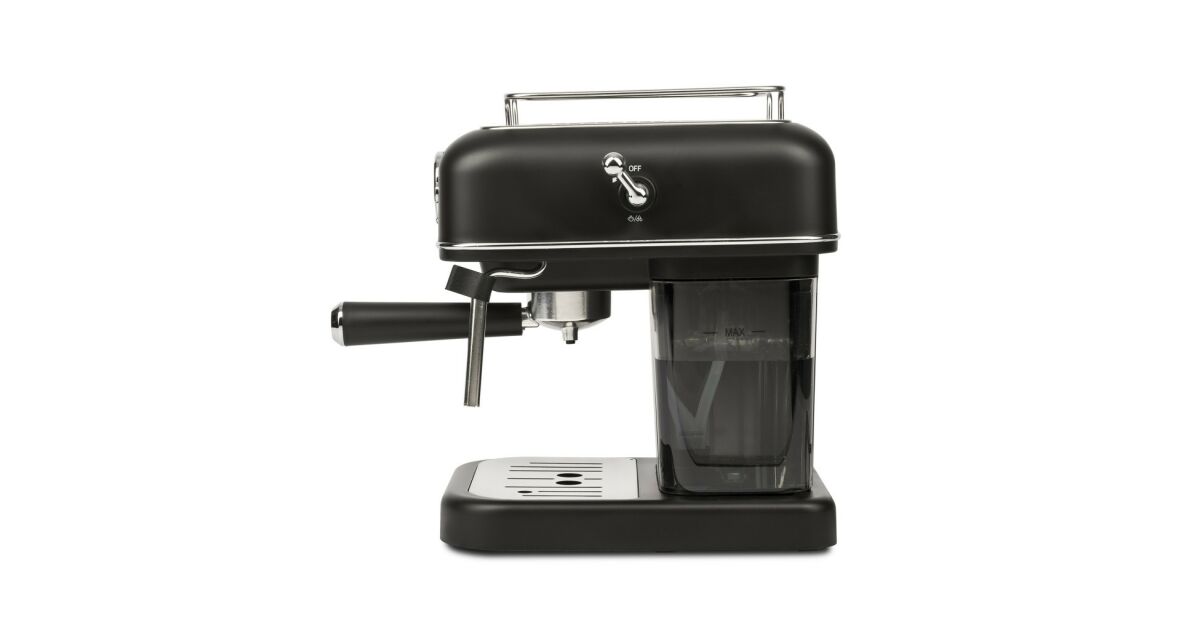G3 Ferrari G10045 Moka Elettrica Programmabile per caffè in polvere, 400 W, 3 tazze, Display LED, Controllo Elettronico, Timer, Mantenimento in caldo, Alluminio, Nero