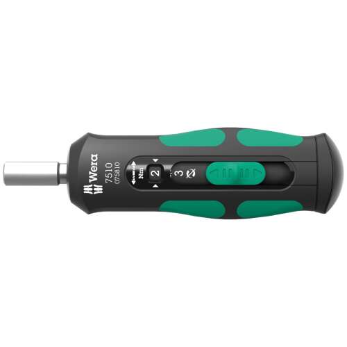 Wera 7510 1-3 Nm Wkrętak dynamometryczny, Kraftform Safe-Torque Speed, Wkrętak precyzyjny