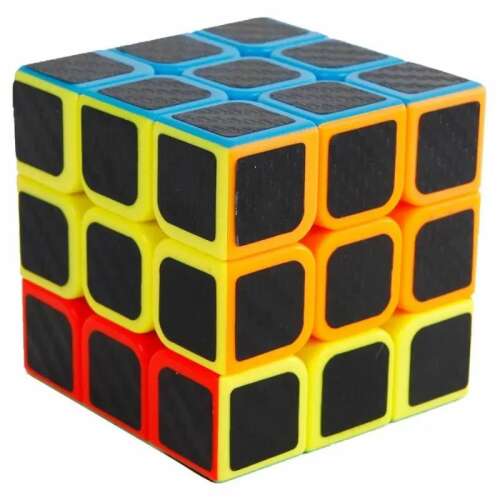 Varázslatos kocka logikai játék, 3x3-as Rubik-kocka stílusú kirakós játék, színpárosítás, agytréning, logikai játék, gyerekeknek és felnőtteknek