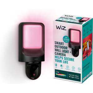 WiZ WiZ | Smart WiFi Outdoor Wall Light with Camera | 2700 K 99523058 - Lampa ścienna