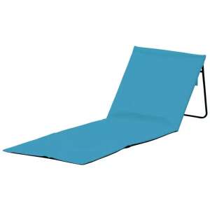 Türkiz színű összecsukható strandszőnyeg háttámlával, ideális a strandon vagy a medencénél való pihenéshez - Napozóágy & Nyugágy
