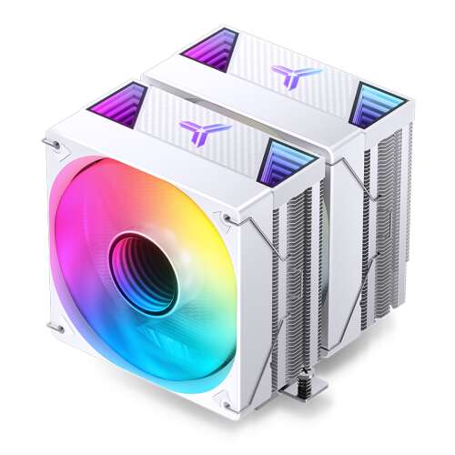 Jonsbo CR-3000 ARGB White PWM CPU hűtő, elülső nézet - Jonsbo