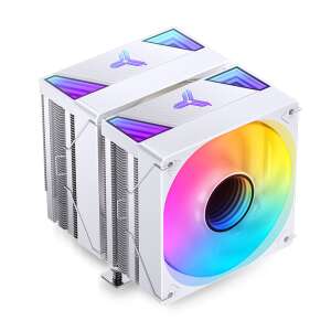 Cooler CPU Jonsbo CR-3000 ARGB White PWM, design cu turn dublu, culoare albă - Jonsbo Ventilator de PC