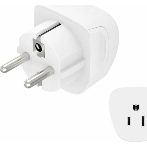 Hama Amerikanischer zu EU Reiseadapter, wandelt US-Stecker in europäische Steckdose um