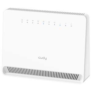 Cudy LT15V 4G Wi-Fi 6 Router, weiß, Vorderansicht - Cudy