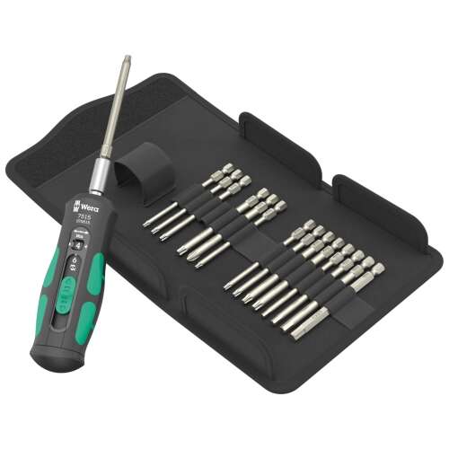 Wera 7515/16 Kraftform Safe-Torque Speed Universal 1 (05075851001) Set bitova 16 dijelova Križni Phillips, TORX BO, TORX Plus, držač za unutarnje šesterokutne bitove 99525416