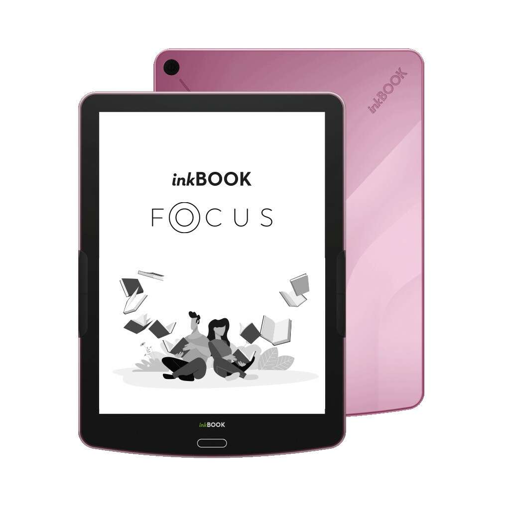 Inkbook focus 7.8" 16gb e-book olvasó - rózsaszín