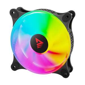 Ventilator Savio Blast 120mm PWM ARGB, negru, cu iluminare RGB curcubeu - Sisteme de răcire pentru laptopuri
