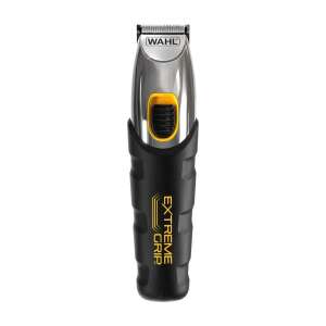 Wahl Extreme Grip beard trimmer, black and silver, with yellow accents - Beard Trimmer