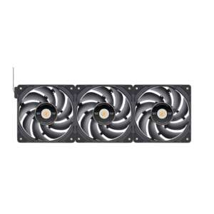 Thermaltake Toughfan EX12 Pro 120mm PWM PC ventilátor, 3 darabos csomag, fekete - Laptop alkatrész