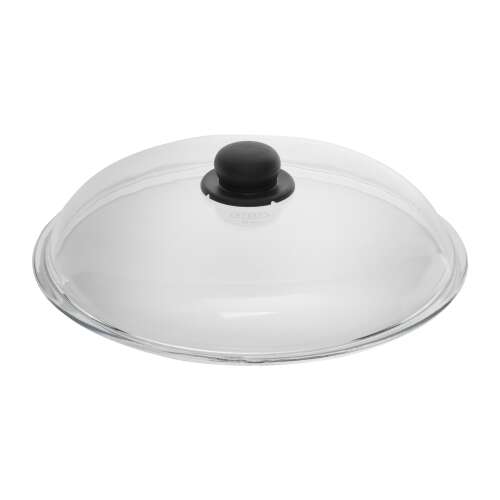 Ballarini 31001250 Universal Glasdeckel 32 cm, mit schwarzem hitzebeständigem Knopf