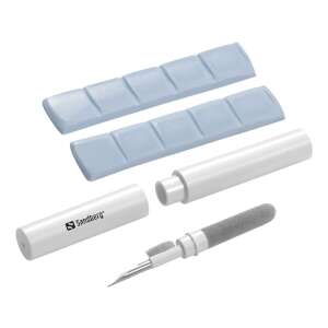 Sandberg cleaning pen kit for Airpods, includes cleaning pen, brush, and sticky cleaning pads - Headset Accessory