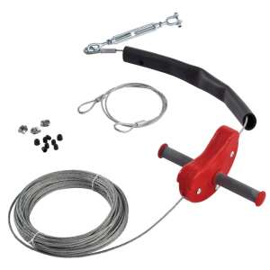 Rote Birnen-Seilrutsche mit Red Monkey Swing für die Seilrutsche