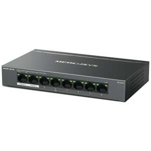 Mercusys MS108GP 8 portos Gigabit asztali switch 7 PoE+ porttal - Mercusys