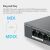 Switch PoE Mercusys Desktop, MS108GP, 8 porturi Gigabit, din care 7 porturi PoE 65W buget PoE 99529439