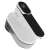 Camry CR 9620 fabric shaver, white and black, angled view