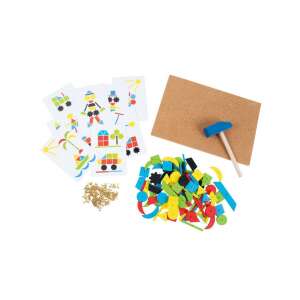 Playbox of Sweden Hammer and Nails DIY Creative Set for Kids - Playbox