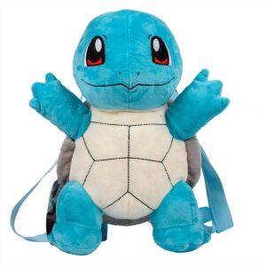 Plyšový batoh Pokémon Squirtle - Pohľad spredu - Batohy, tašky pre škôlkarov