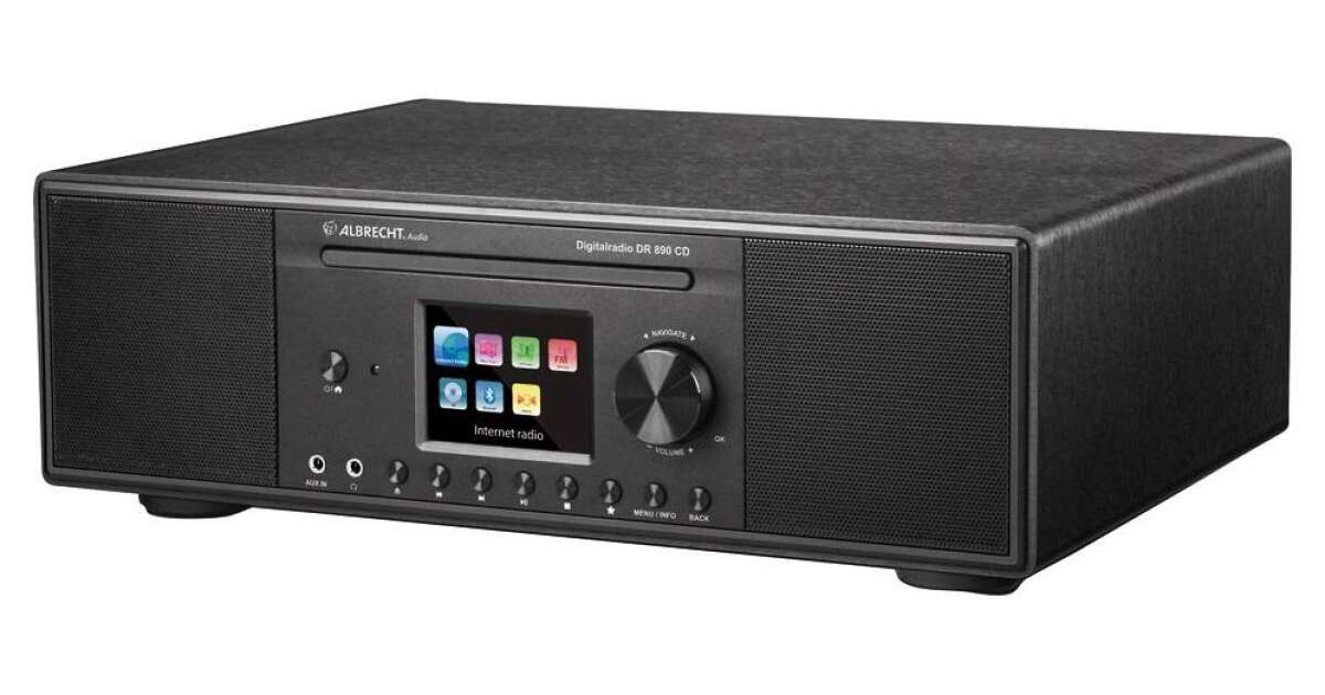 Albrecht DR 890 WIFI internet, DAB+, Bluetooth, FM rádió, CD lejátszó ...