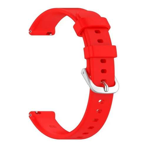 Piros szilikon óra szíj, okosóra pótszíj