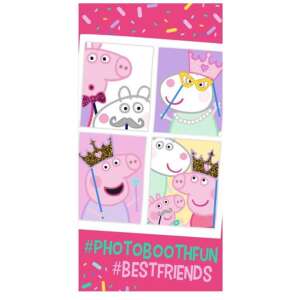 Peppa Malac Strandtörölköző - Photo Booth Fun - 70x140 cm