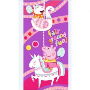 Gyerek törölköző - Peppa malac rózsaszín-lila