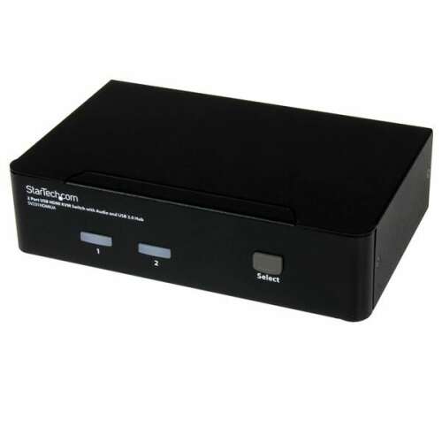 StarTech.com 2 Port USB HDMI KVM Switch hang- és USB 1.0 hubbal