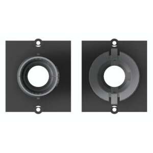 Bachmann 917.032 schwarzer Kabelrahmen, Unterputz, Aufputz, Steckdosengehäuse - Bachmann