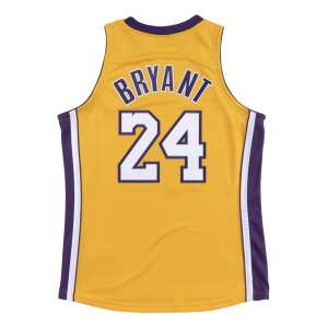 Mitchell & Ness NBA Los Angeles Lakers Kobe Bryant '08-'09 Authentic Jersey, Sárga, XXL, Hátulnézet - Kosárlabda mez