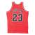 A piros Mitchell & Ness Chicago Bulls Michael Jordan Authentic mez hátsó része a 23-as számmal