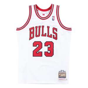 Mitchell & Ness NBA Chicago Bulls Michael Jordan 1995-96 Authentic Jersey, Weiß, 4XL, Vorderansicht - Basketball