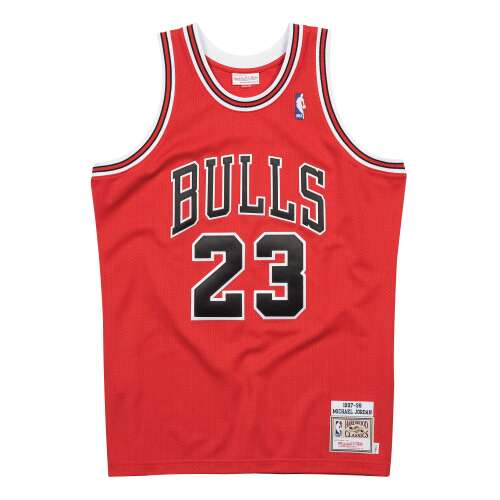 Mitchell & Ness NBA Chicago Bulls 1997-98 Michael Jordan #23 Authentic Jersey, piros, elülső nézet
