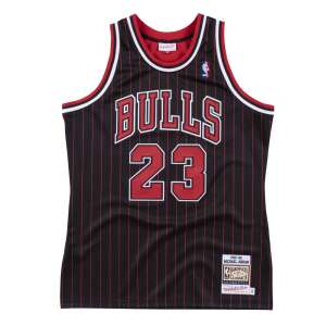 Mitchell & Ness NBA Chicago Bulls Michael Jordan 1995-96 #23 Authentic Jersey, čierna s červenými a bielymi detailmi - Mitchell & Ness