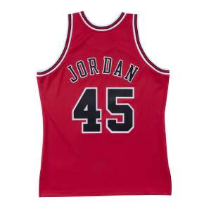 Mitchell & Ness NBA Chicago Bulls Michael Jordan 1994-95 #45 Authentic Jersey, back view, red, 4XL - Mitchell & Ness