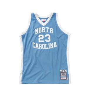 Mitchell & Ness University of North Carolina Michael Jordan 83-84 Authentic Jersey basketball jersey, light blue with white lettering and numbers - Mitchell & Ness