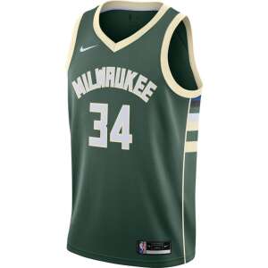 Tricou Nike NBA Giannis Antetokounmpo Milwaukee Bucks Swingman Verde 3XL Față - Tricouri de baschet