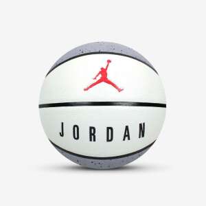 Jordan Playground 2.0 8 Panel Deflated Basketball, White/Grey, Size 7 - Basketball Equipment