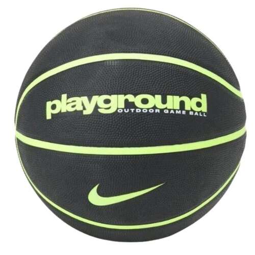 Nike Everyday Playground 8P Graphic Deflated Basketball, Black/Green