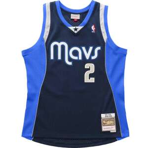 Mitchell & Ness Dallas Mavericks Jason Kidd #2 Swingman 2.0 Jersey, Blau, Vorderansicht - Mitchell & Ness